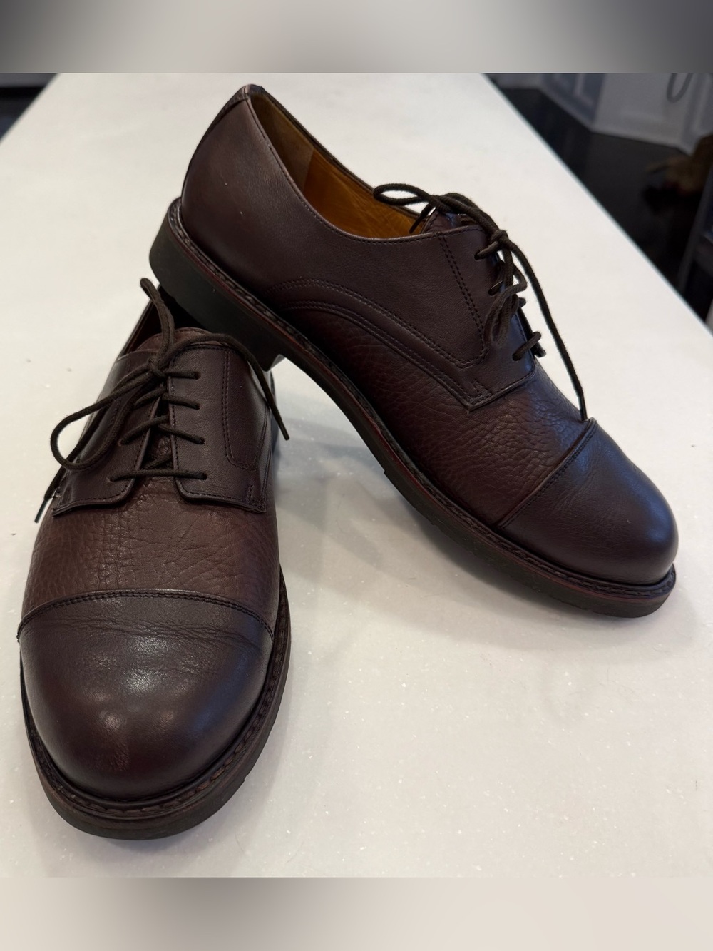Mephisto Men's Melchior Captoe Oxford Brown Leather Goodyear Welt Sz 10 EUC